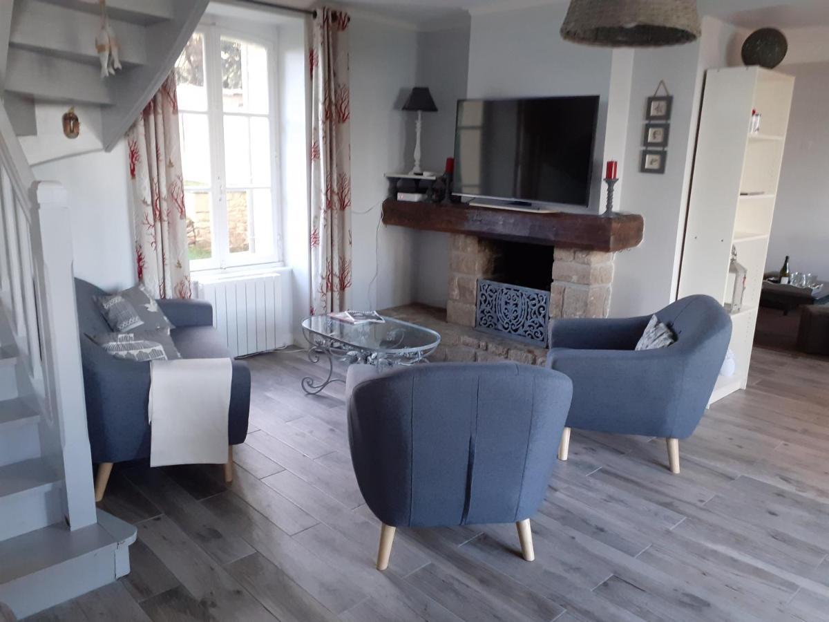 Maison Vue Exeptionnelle Sur La Mer Lancieux Dış mekan fotoğraf
